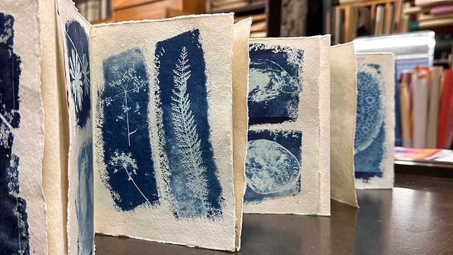 Cyanotype to Concertina at the Center for Book Arts, New York