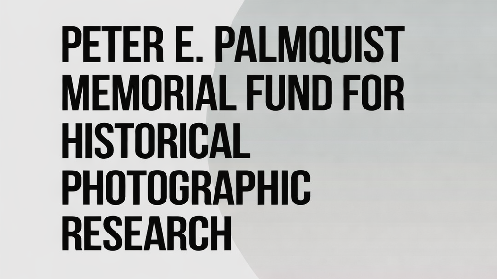 Peter E. Palmquist Memorial Fund